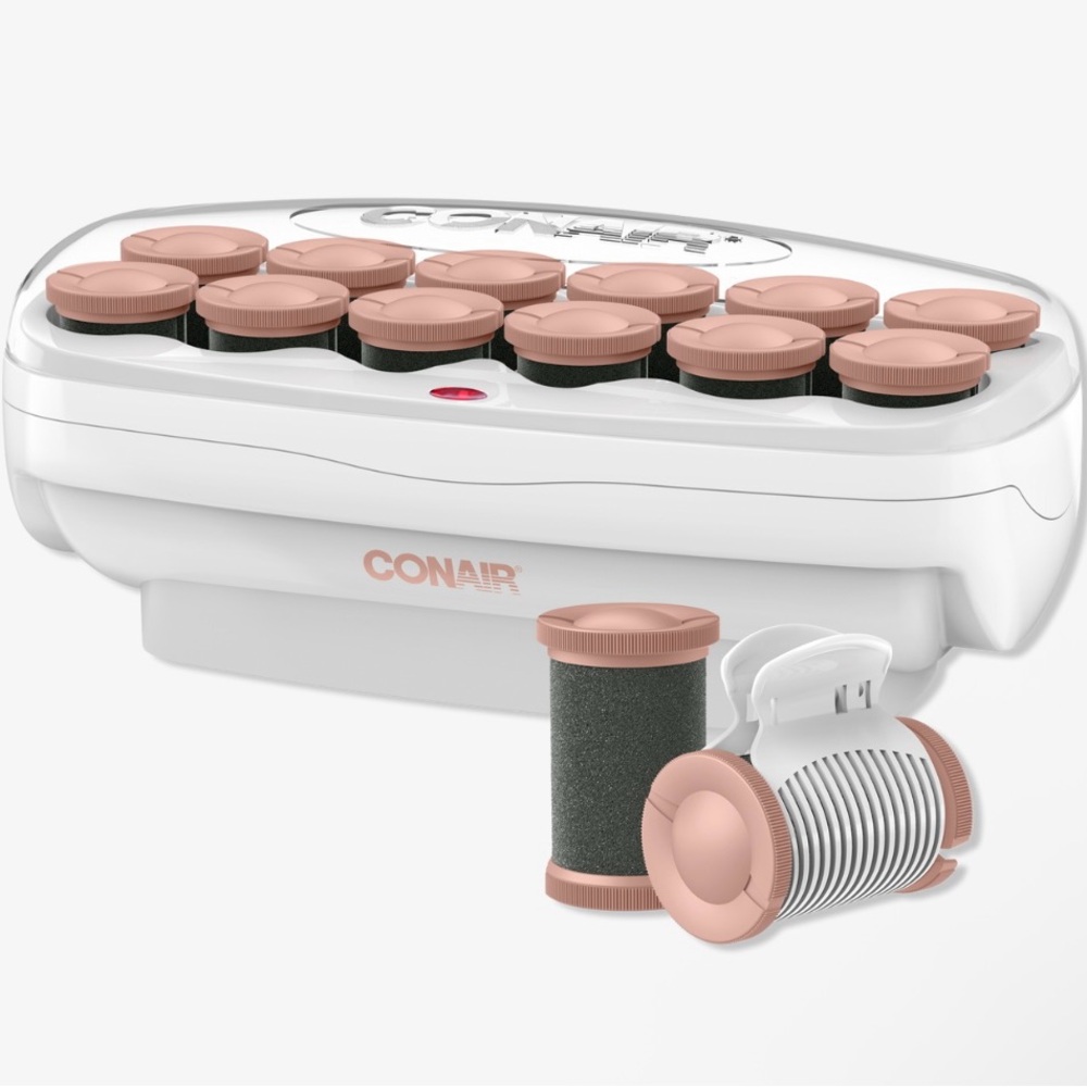 CONAIR - White and Pink Hair Rollers NWOT - Picture 7 of 11